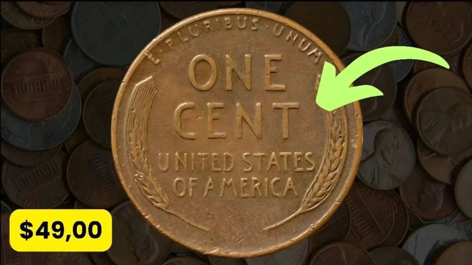 Lincoln Wheat Penny Valued at $49,00